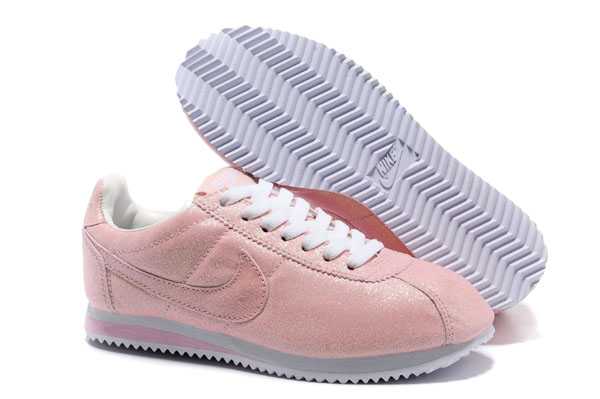 Nike Id Cortez Chaussures Femme Basket Nike Cortez 2013 Weave Pink